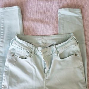 Old Navy Rockstar Jeans Light Mint Green